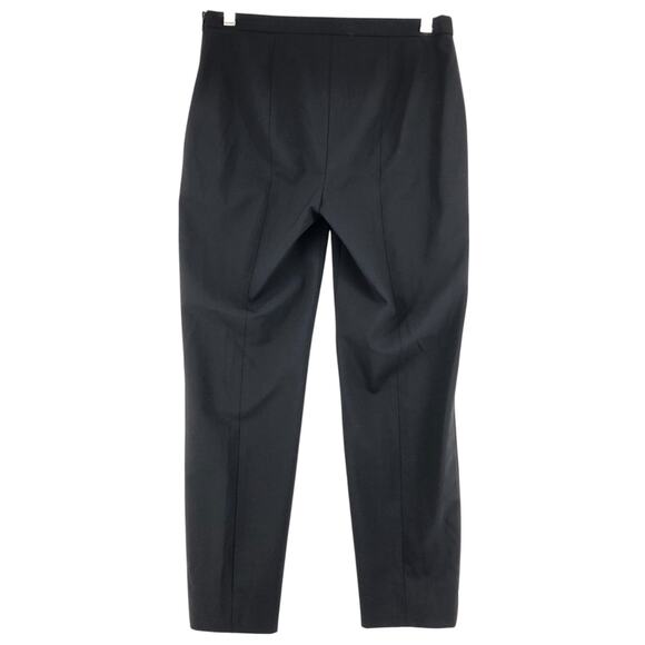 Theory Womens Size 4 Pants Trousers High Waist Wool Lined Stretch Side Zip Black - Picture 5 of 13